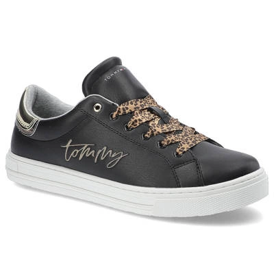 Sneakersy TOMMY HILFIGER - T3A4-31164-1242X208 Black/Platinum X208