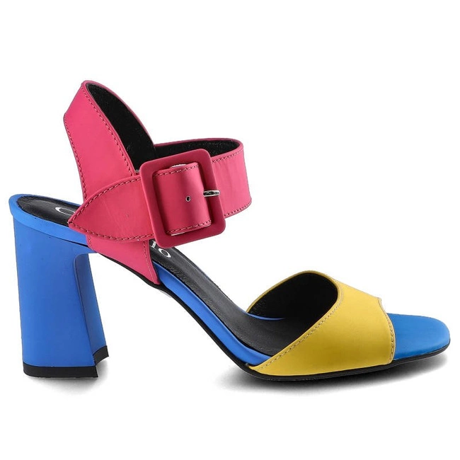 Sandały CHEBELLO - 2466_-169-170-171-S85 Żółty/Różowy/Niebieski