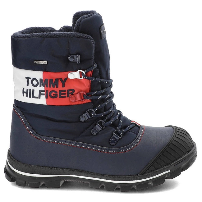 Śniegowce TOMMY HILFIGER - T3B5-32544-1233Y019-Snow Boot Blue/Red/White Y019